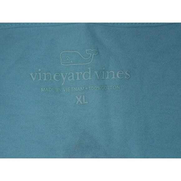 Vineyard Vines Shirt Men XL Blue Ski Everyday Should Feel This Good Chair lift - Picture 7 of 7